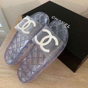 Chanel Jelly Slides - Size 9